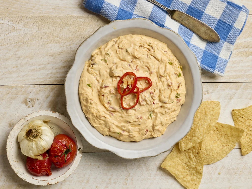 Calabrian Chile Dip with Roasted Tomato